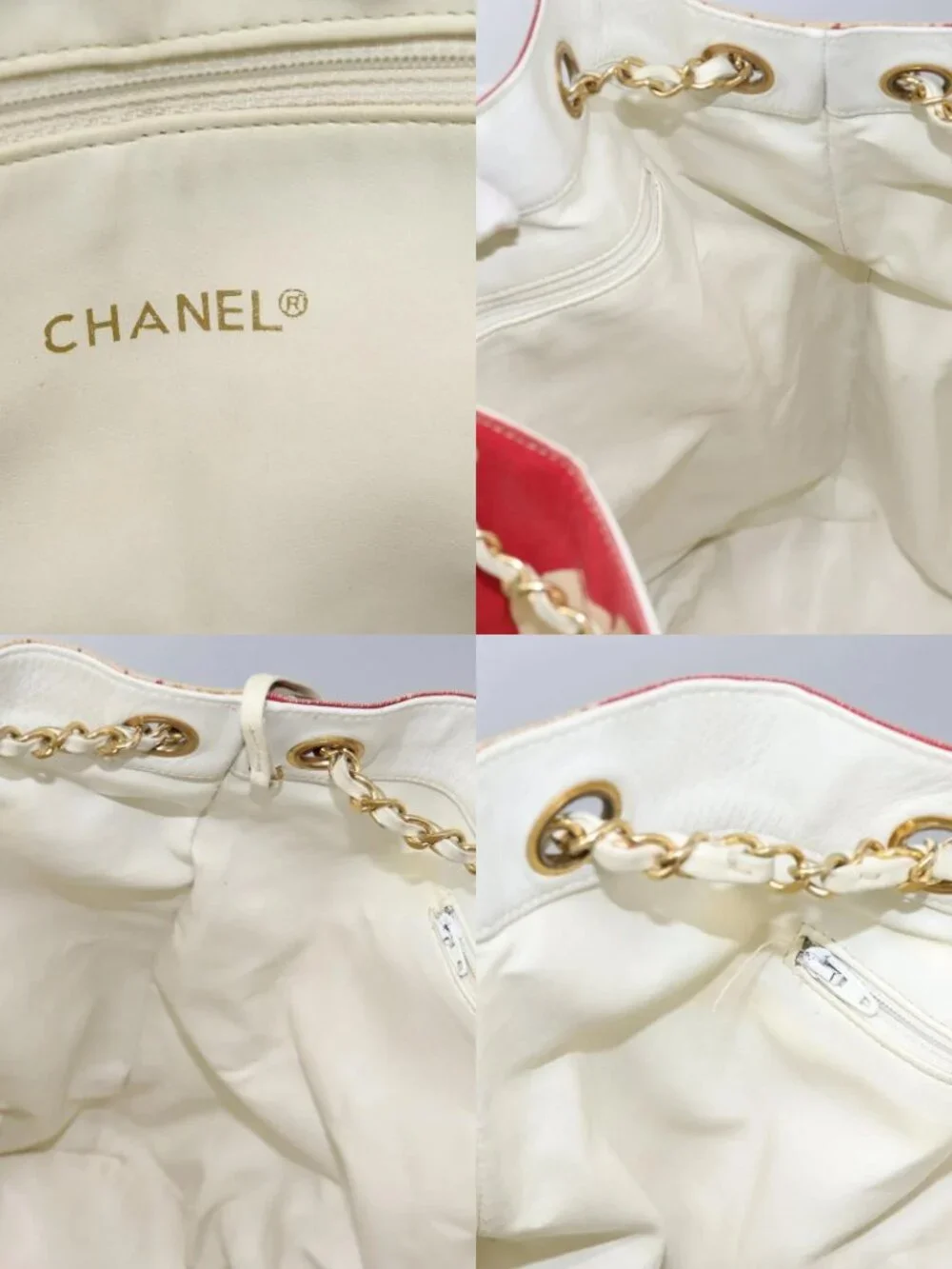 CHANEL brand	chanel color	red